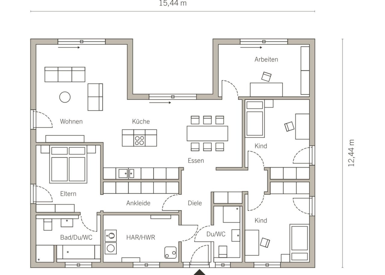 Grundriss Erdgeschoss Grundriss Erdgeschoss