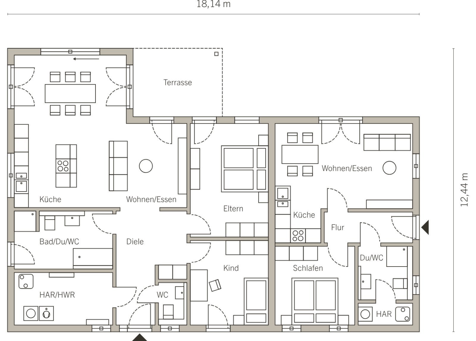Grundriss Erdgeschoss Grundriss Erdgeschoss