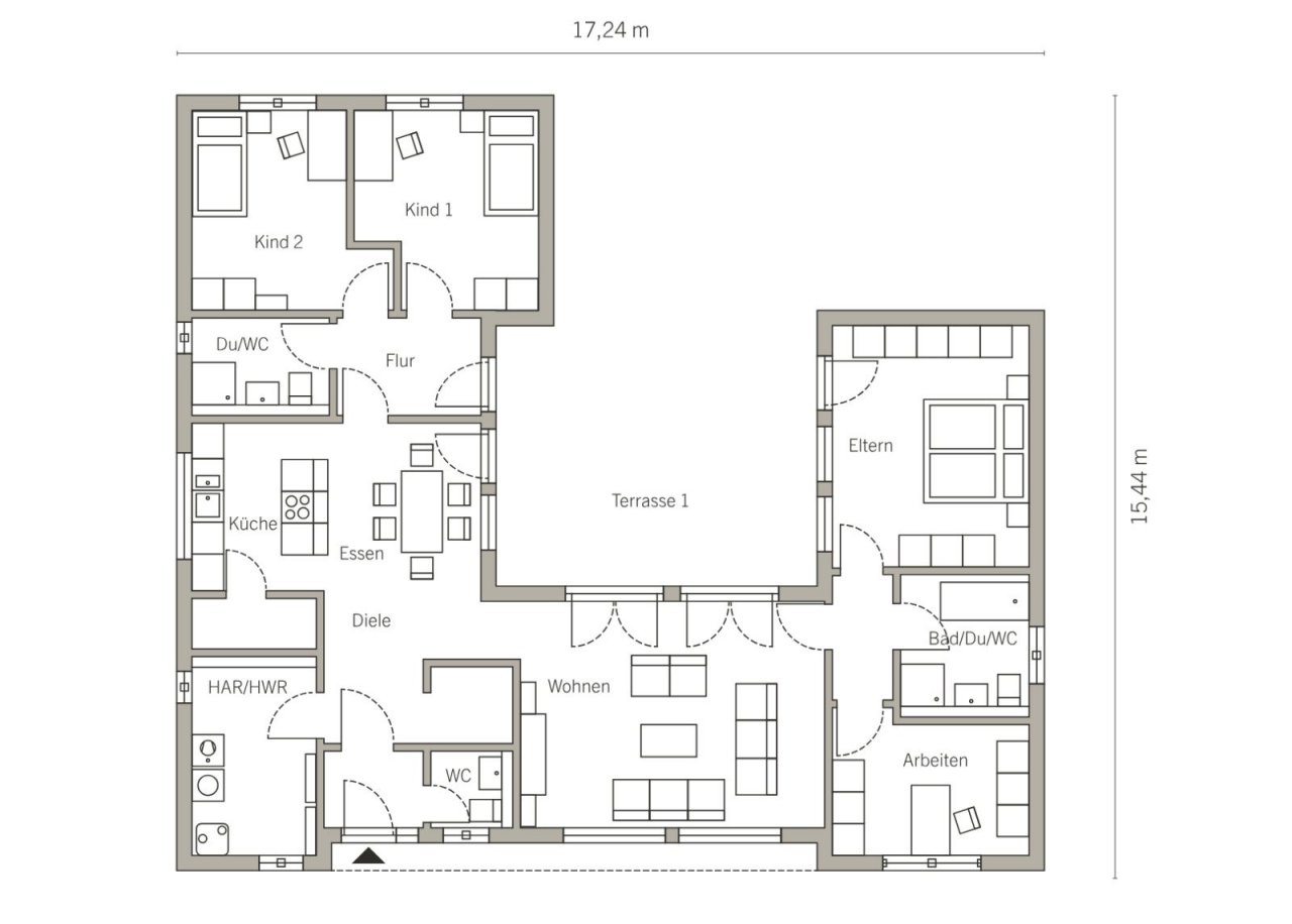 Grundriss Erdgeschoss Grundriss Erdgeschoss