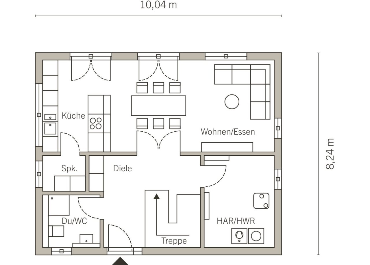 Grundriss Erdgeschoss Grundriss Erdgeschoss