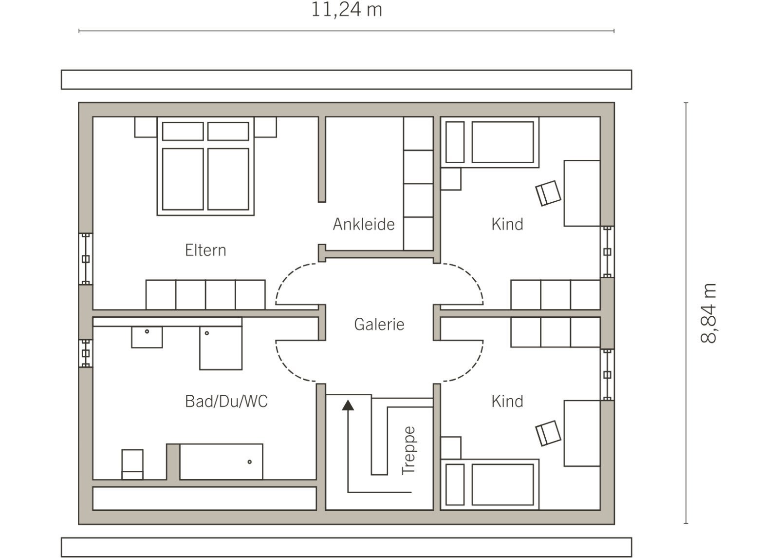Grundriss Dachgeschoss