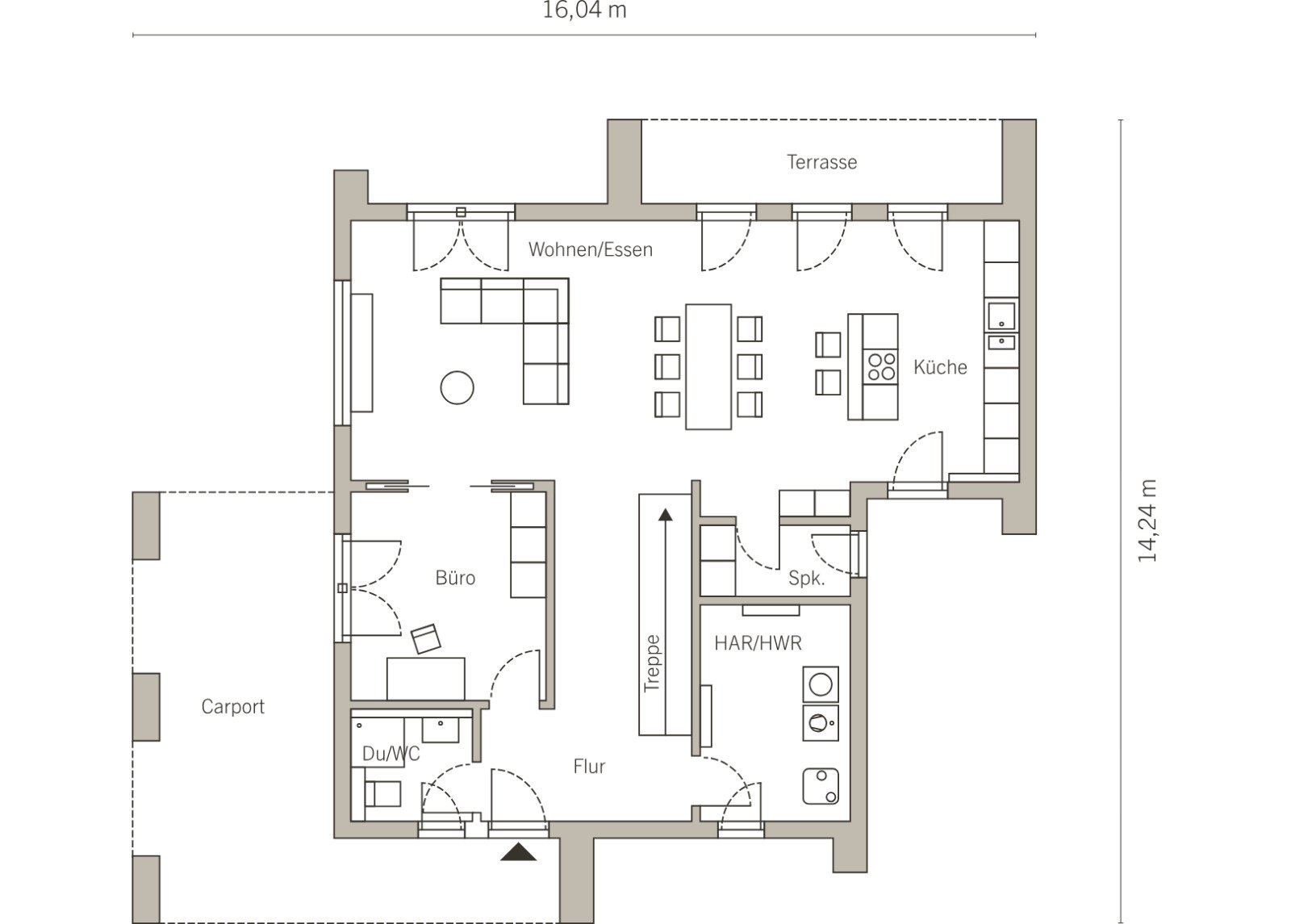 Grundriss Erdgeschoss