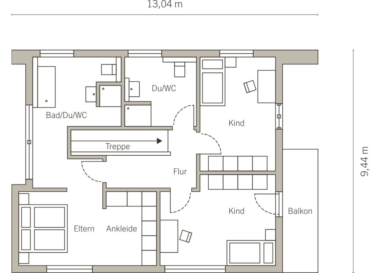 Grundriss Dachgeschoss