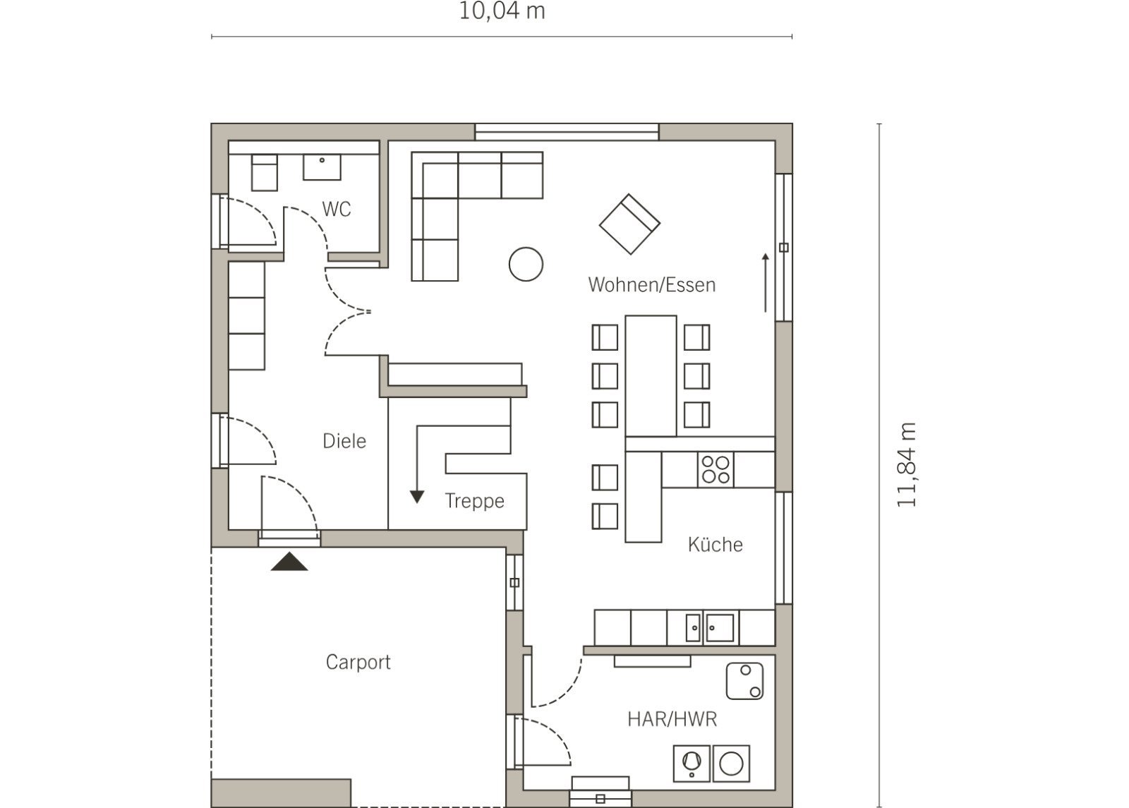 Grundriss Erdgeschoss Grundriss Erdgeschoss