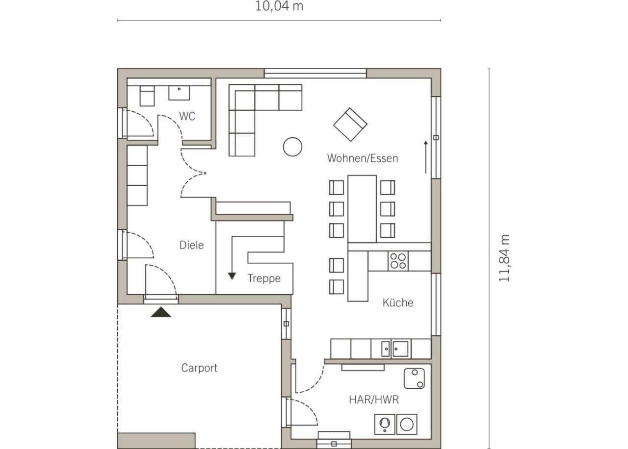 Grundriss Erdgeschoss Grundriss Erdgeschoss