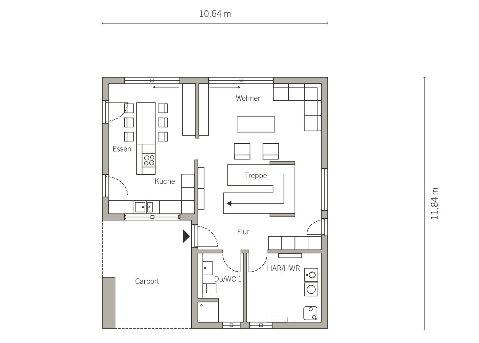 Grundriss Erdgeschoss Grundriss Erdgeschoss