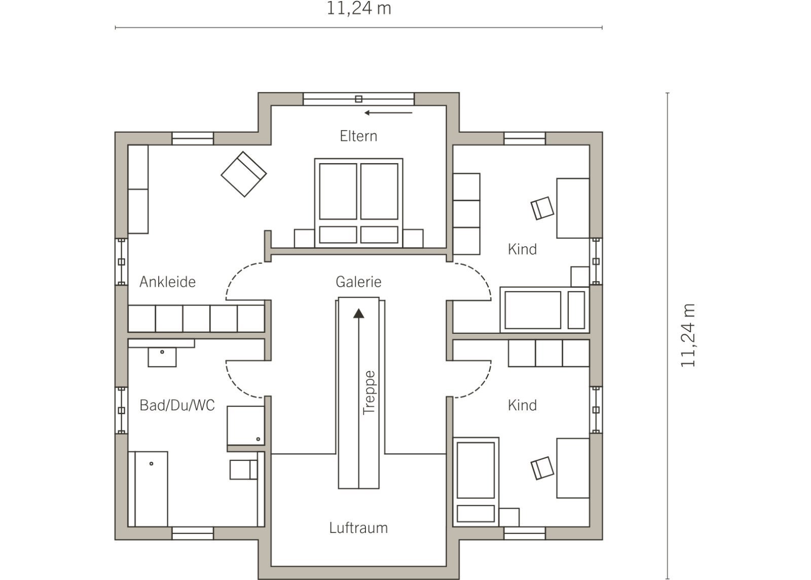 Grundriss Dachgeschoss Grundriss Dachgeschoss