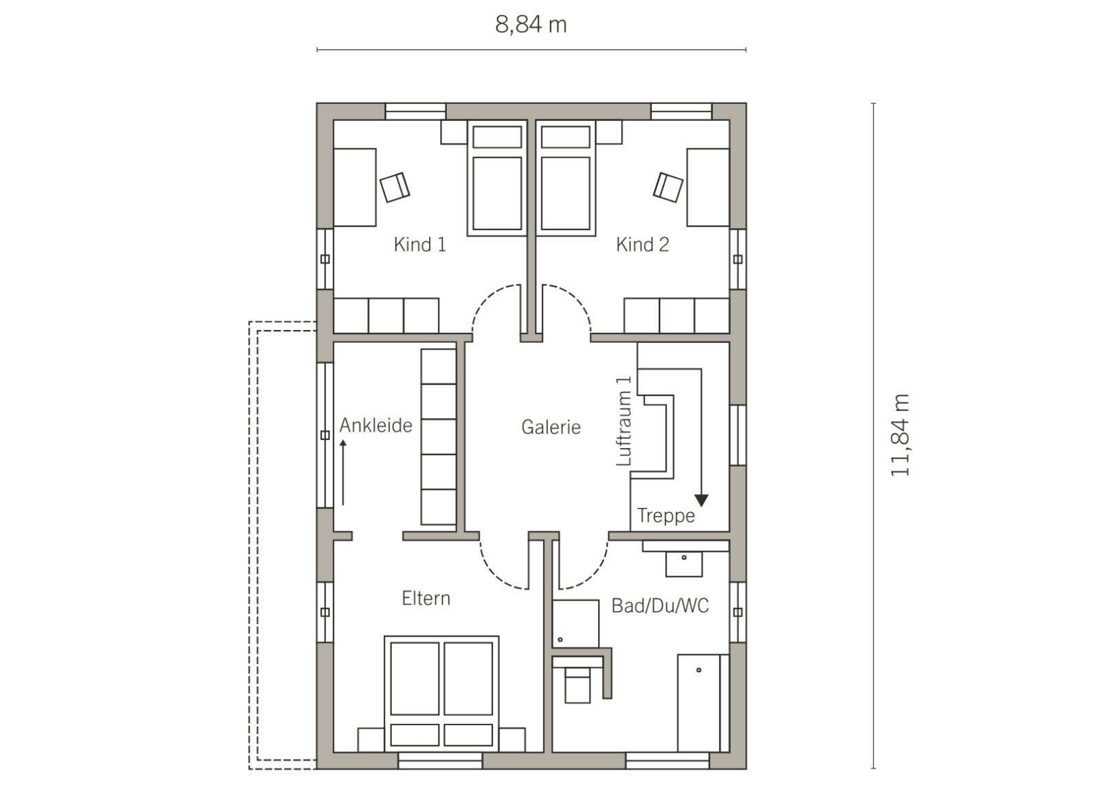 Grundriss Dachgeschoss Grundriss Dachgeschoss