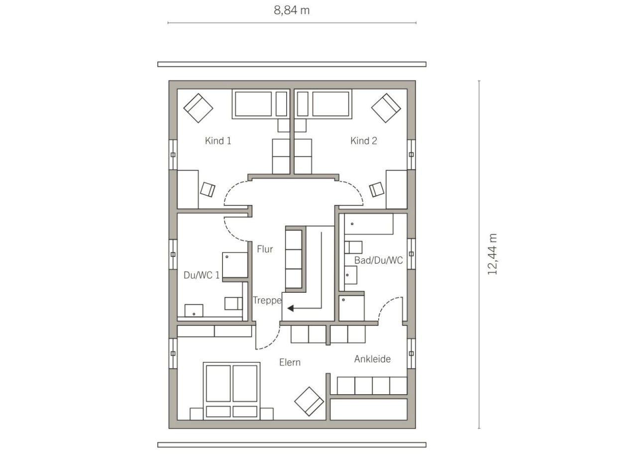 Grundriss Dachgeschoss