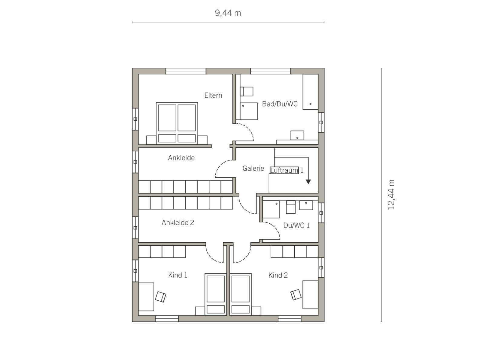 Grundriss Dachgeschoss Grundriss Dachgeschoss