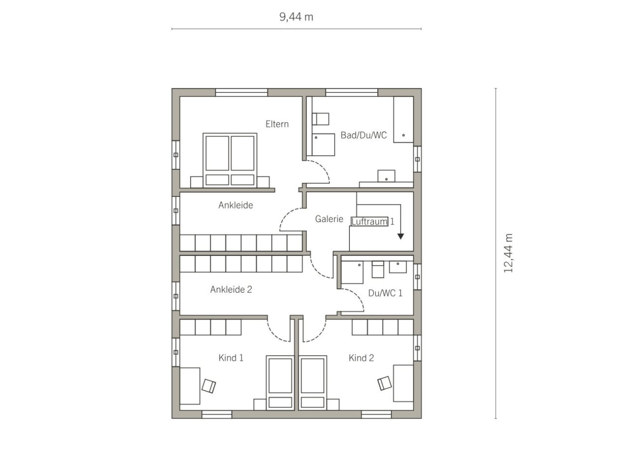Grundriss Dachgeschoss Grundriss Dachgeschoss