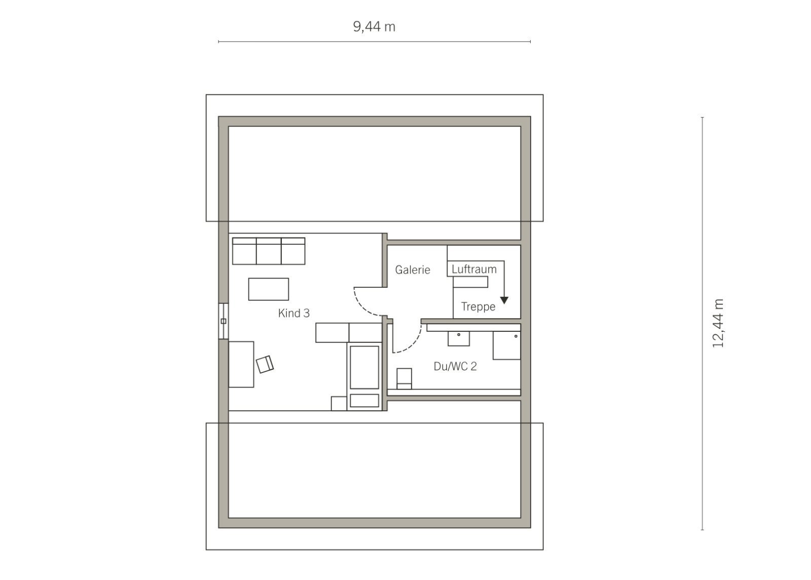 Grundriss Spitzboden Grundriss Spitzboden