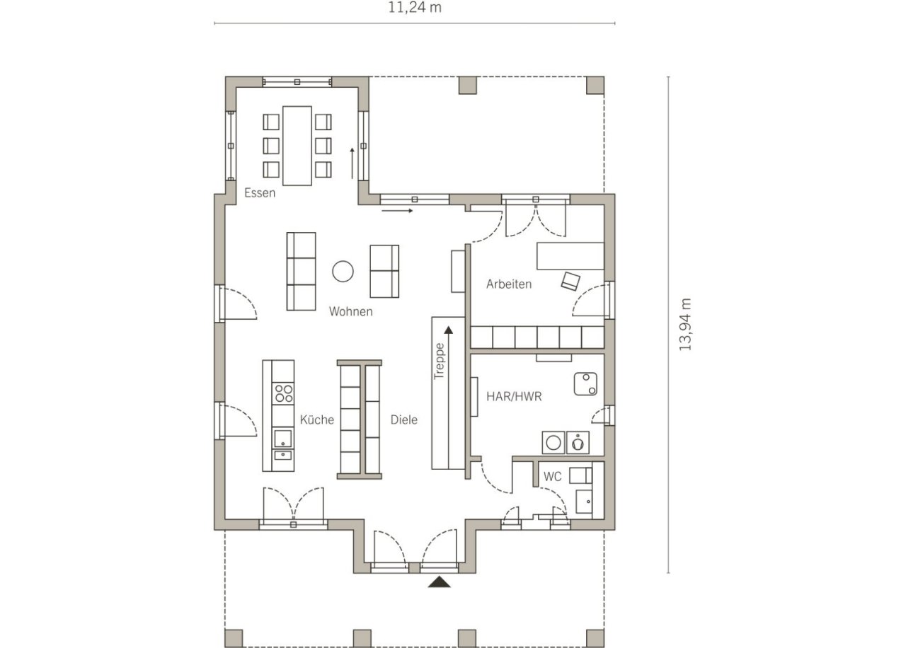 Grundriss Erdgeschoss
