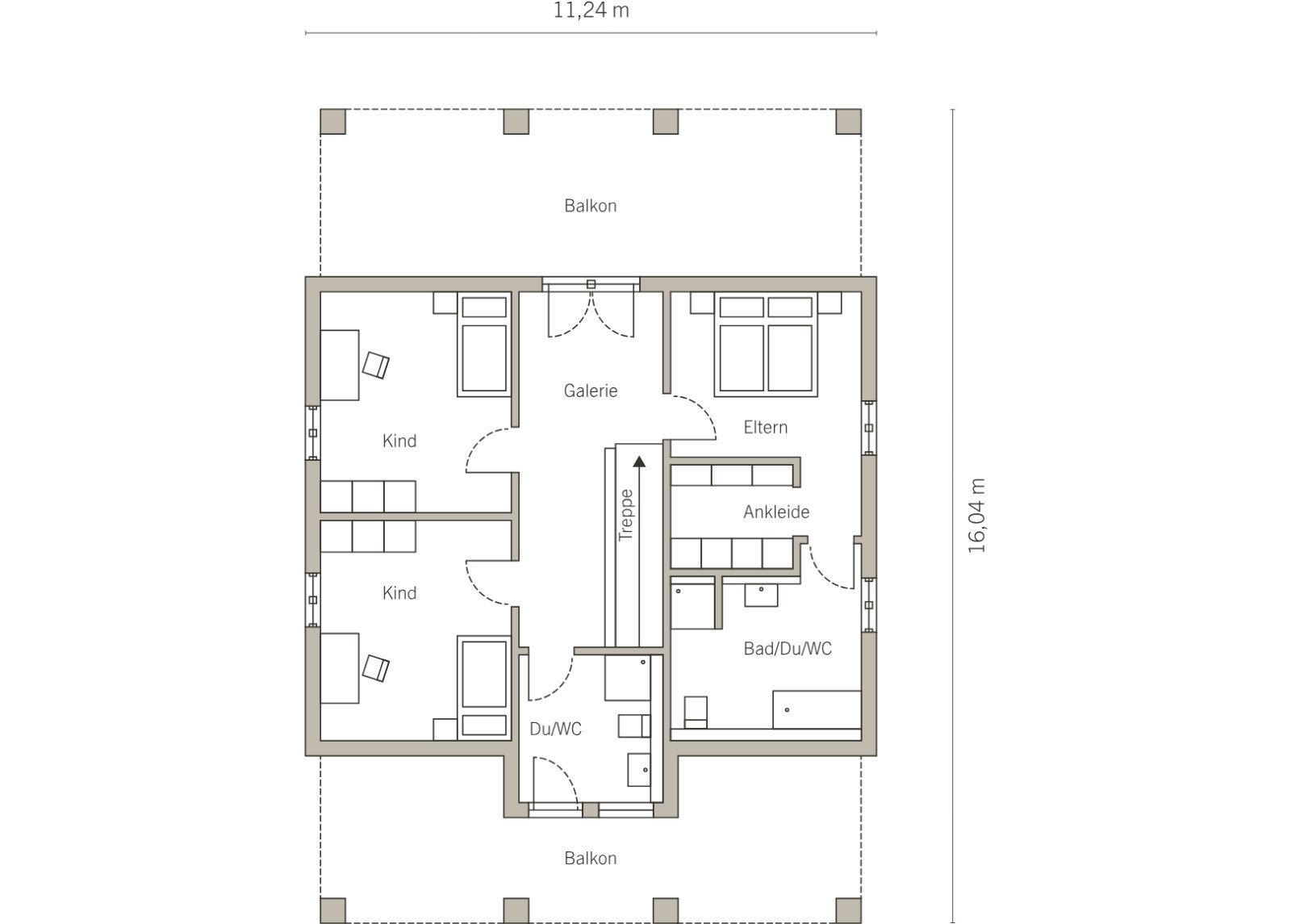Grundriss Dachgeschoss