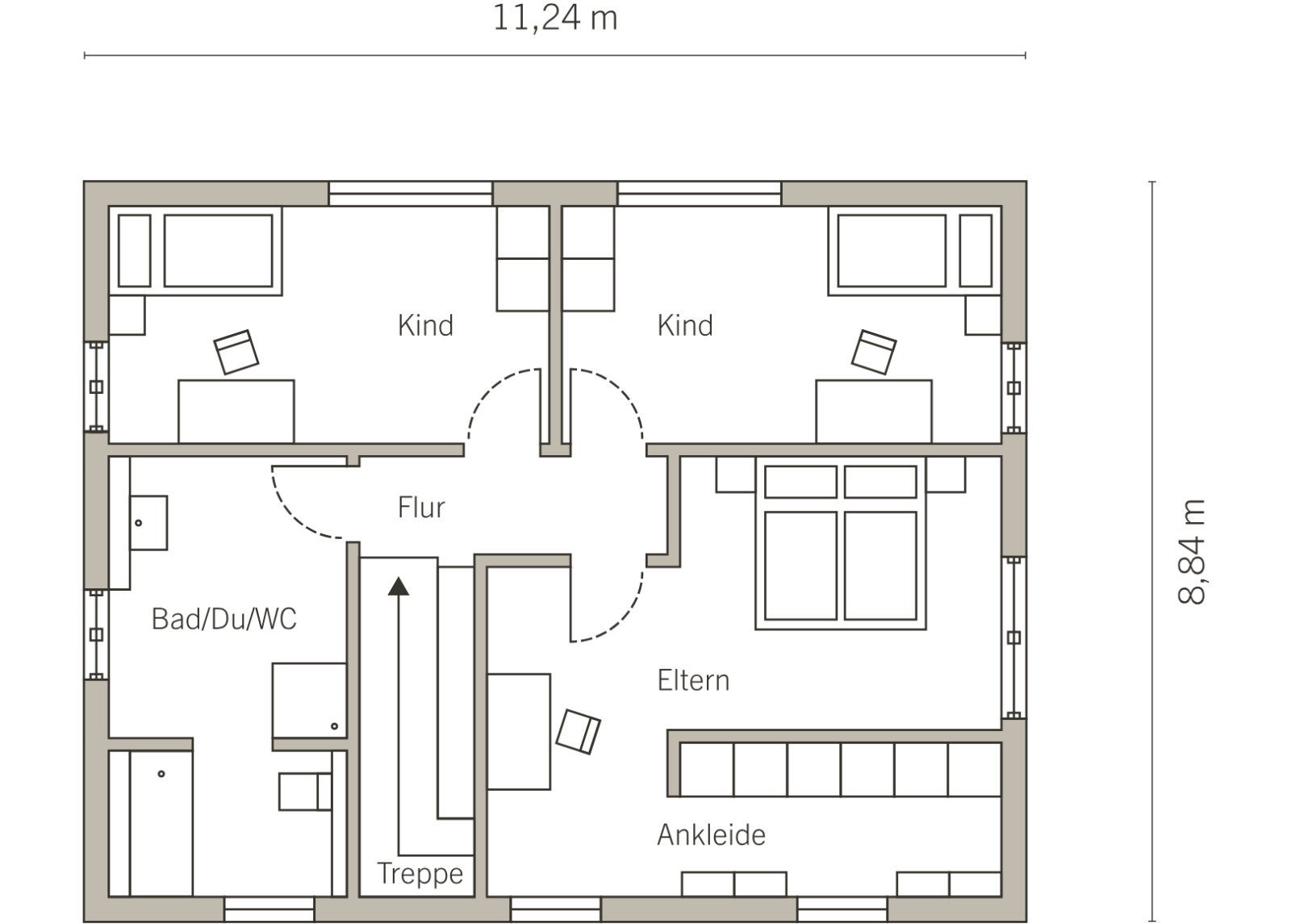 Grundriss Dachgeschoss Grundriss Dachgeschoss