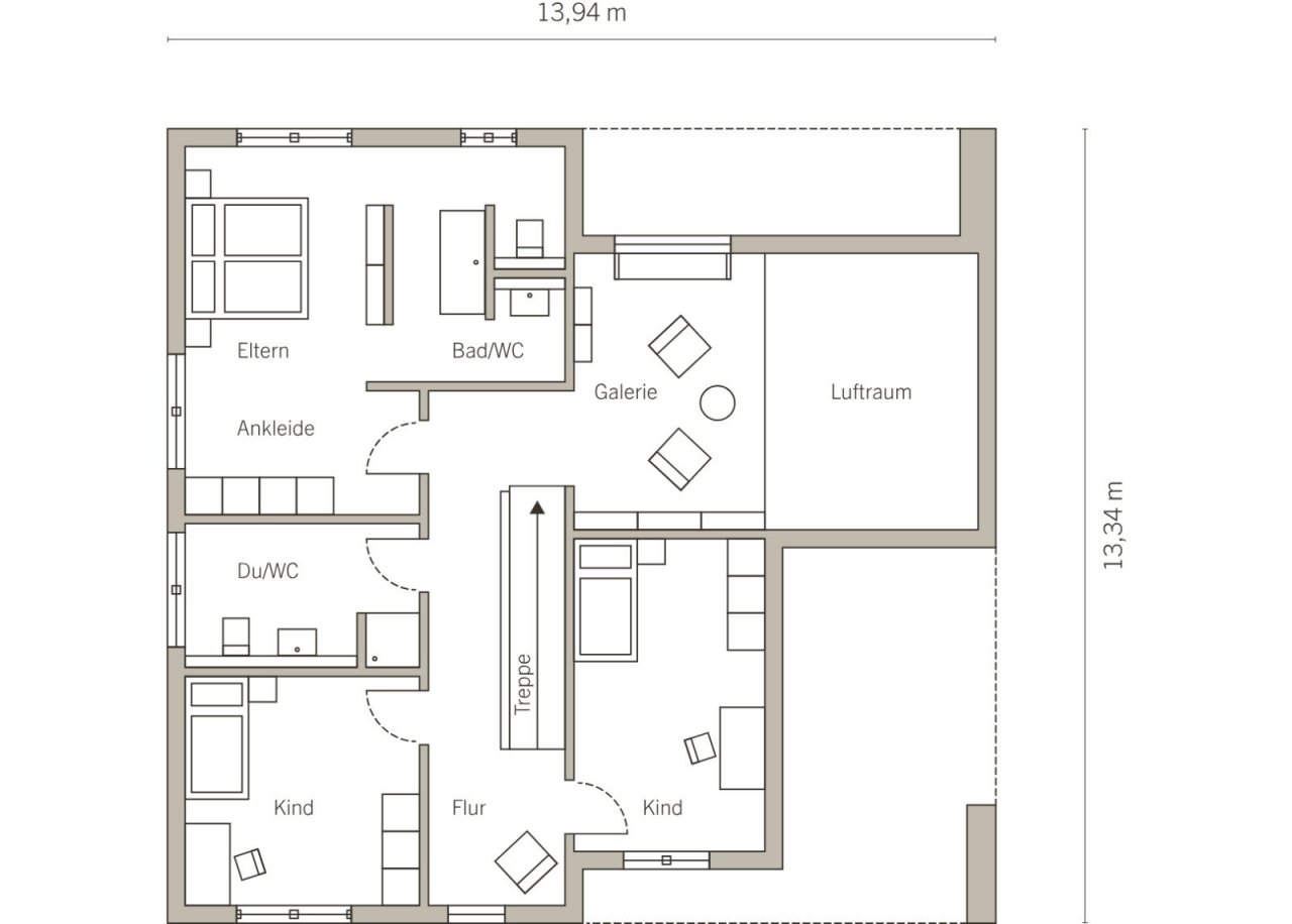 Grundriss Dachgeschoss