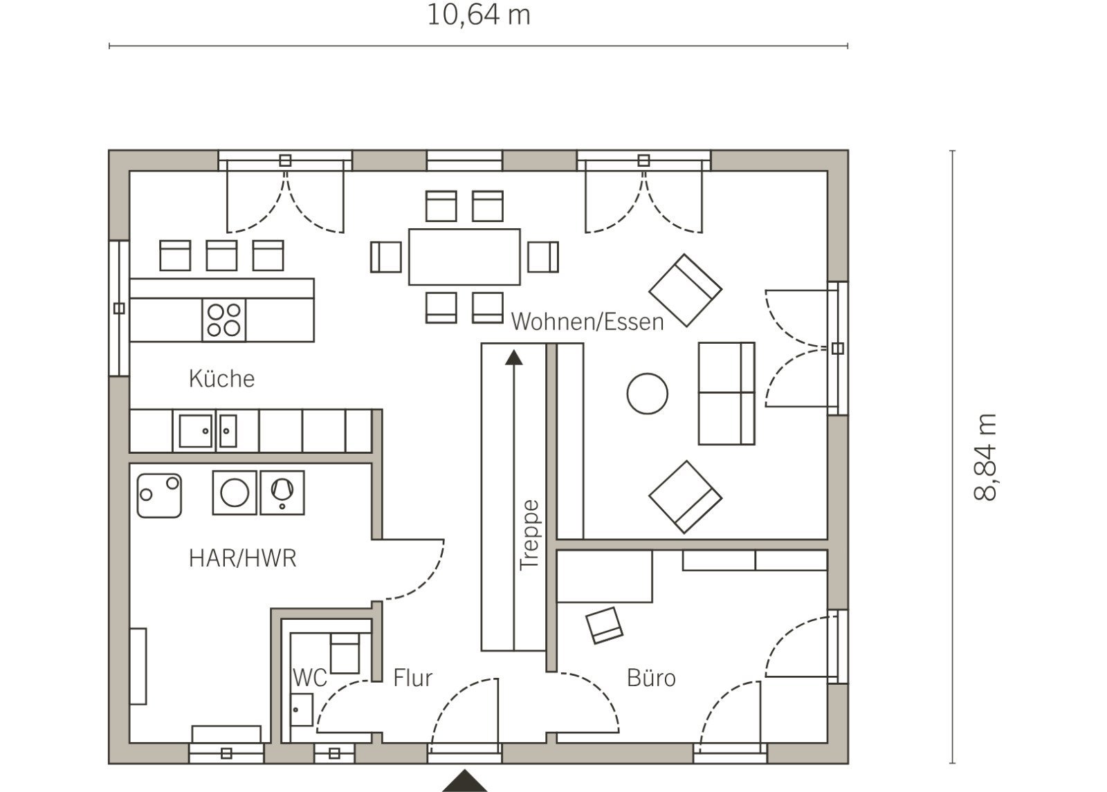Grundriss Erdgeschoss