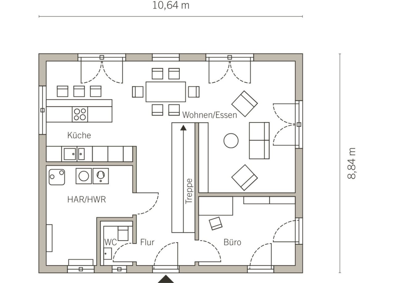 Grundriss Erdgeschoss