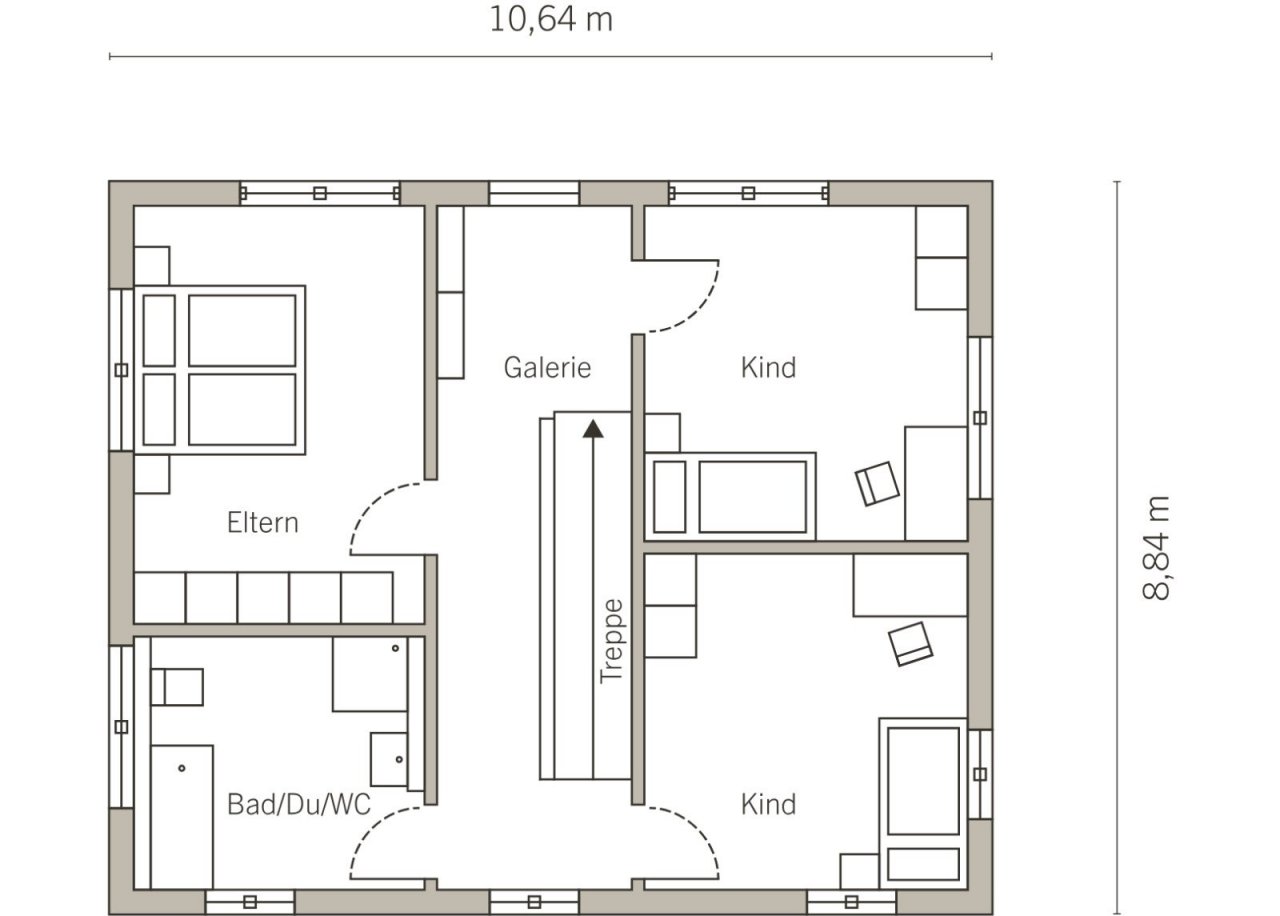 Grundriss Dachgeschoss