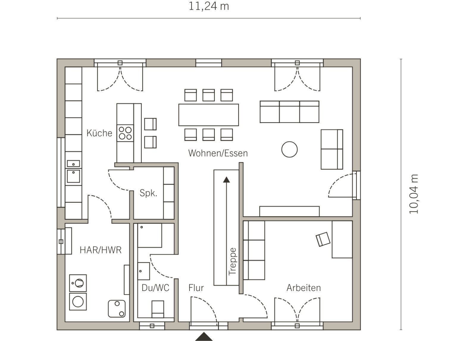 Grundriss Erdgeschoss Grundriss Erdgeschoss