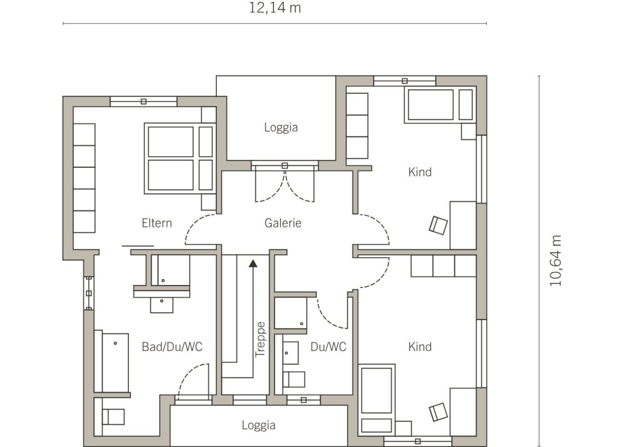 Grundriss Dachgeschoss