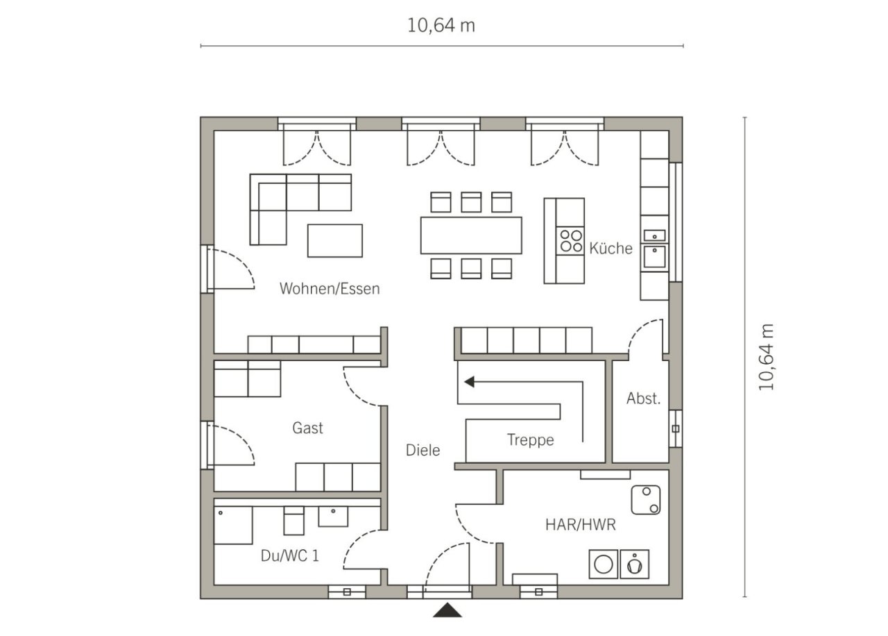 Grundriss Erdgeschoss Grundriss Erdgeschoss