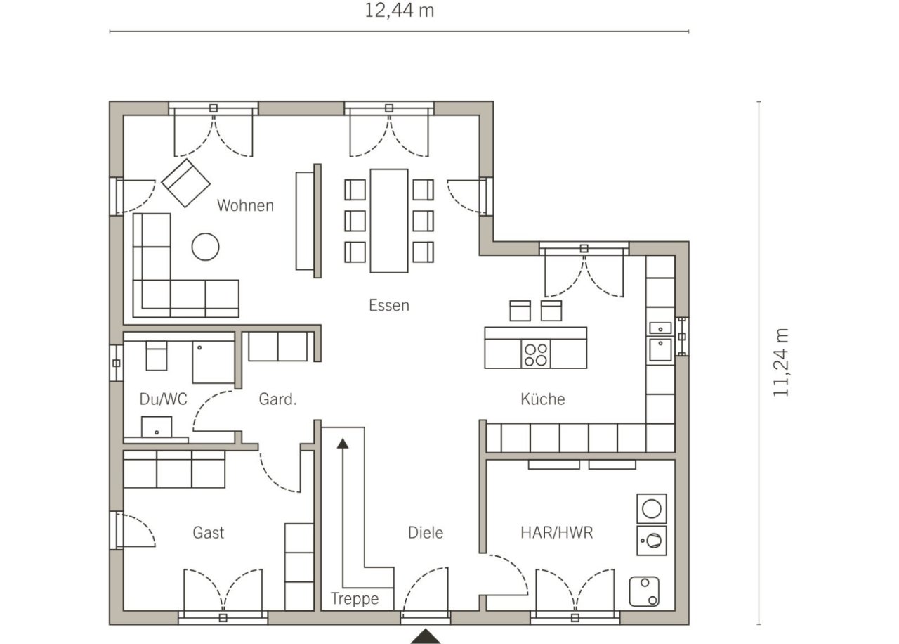 Grundriss Erdgeschoss Grundriss Erdgeschoss