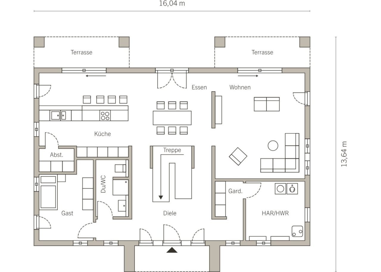 Grundriss Erdgeschoss Grundriss Erdgeschoss