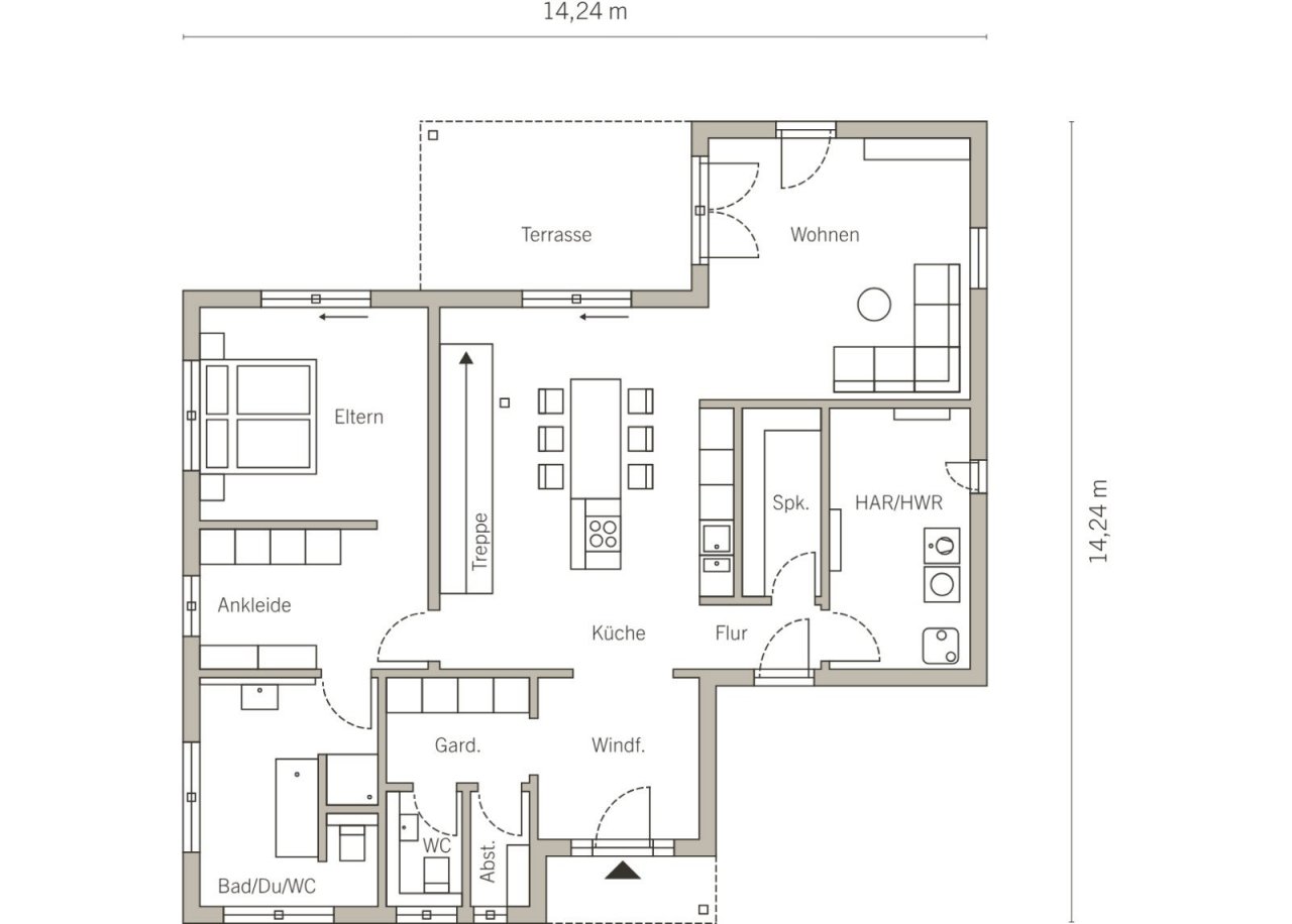 Grundriss Erdgeschoss