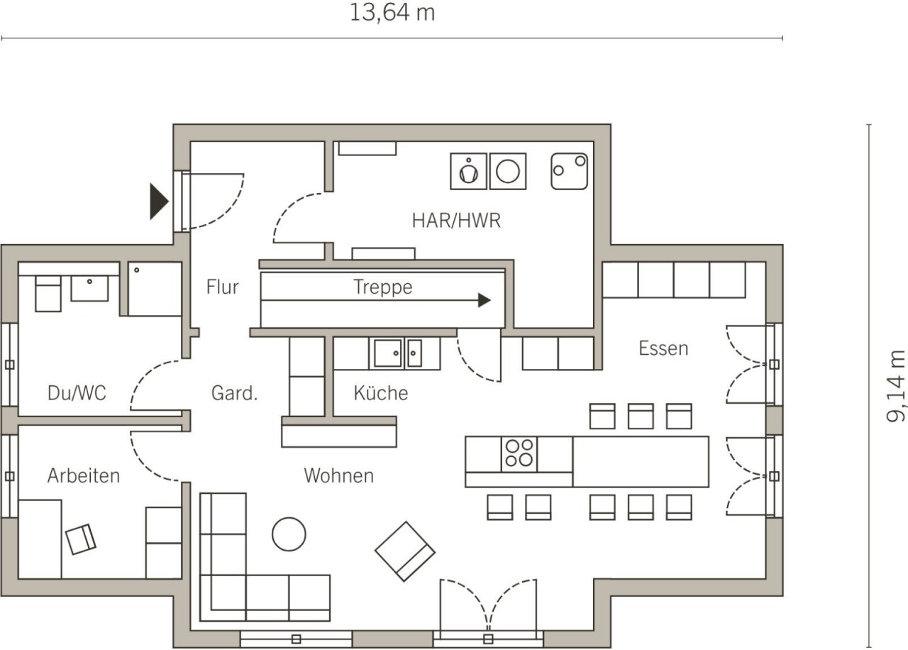 Grundriss Erdgeschoss Grundriss Erdgeschoss