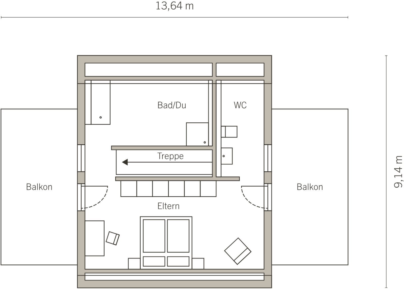 Grundriss Dachgeschoss Grundriss Dachgeschoss
