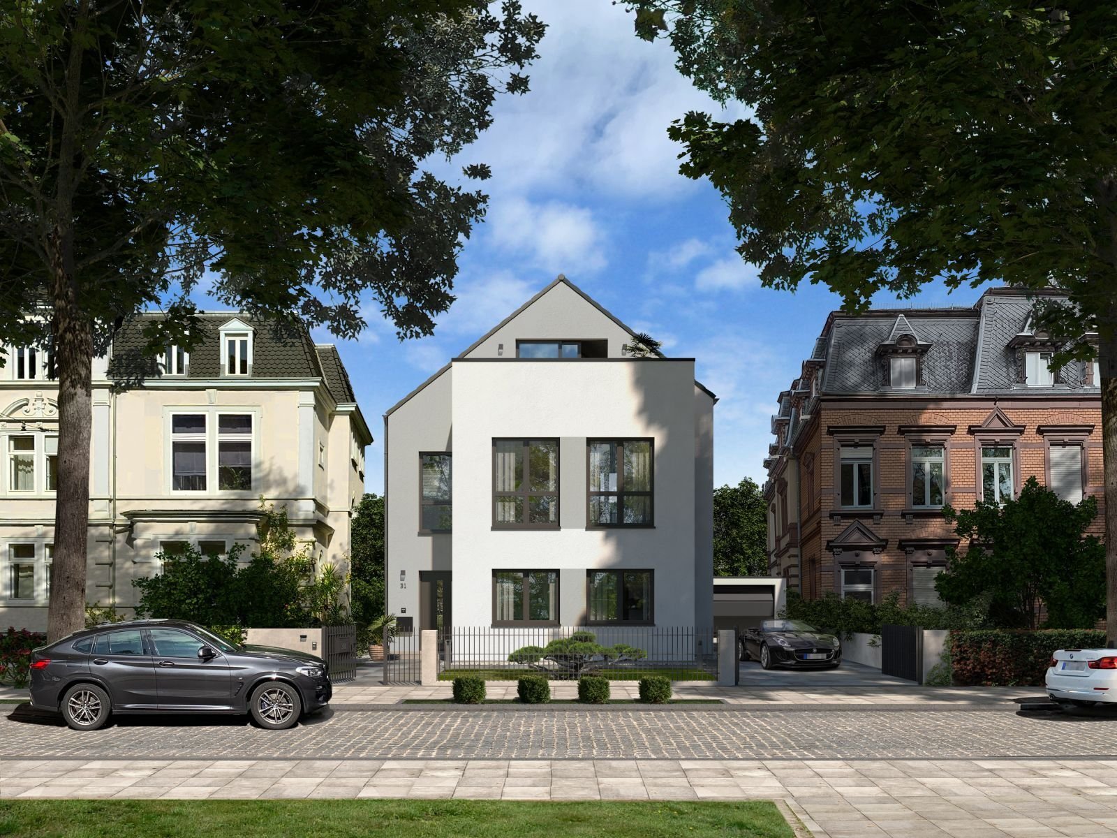 Ansicht Villenviertel Ansicht Villenviertel
