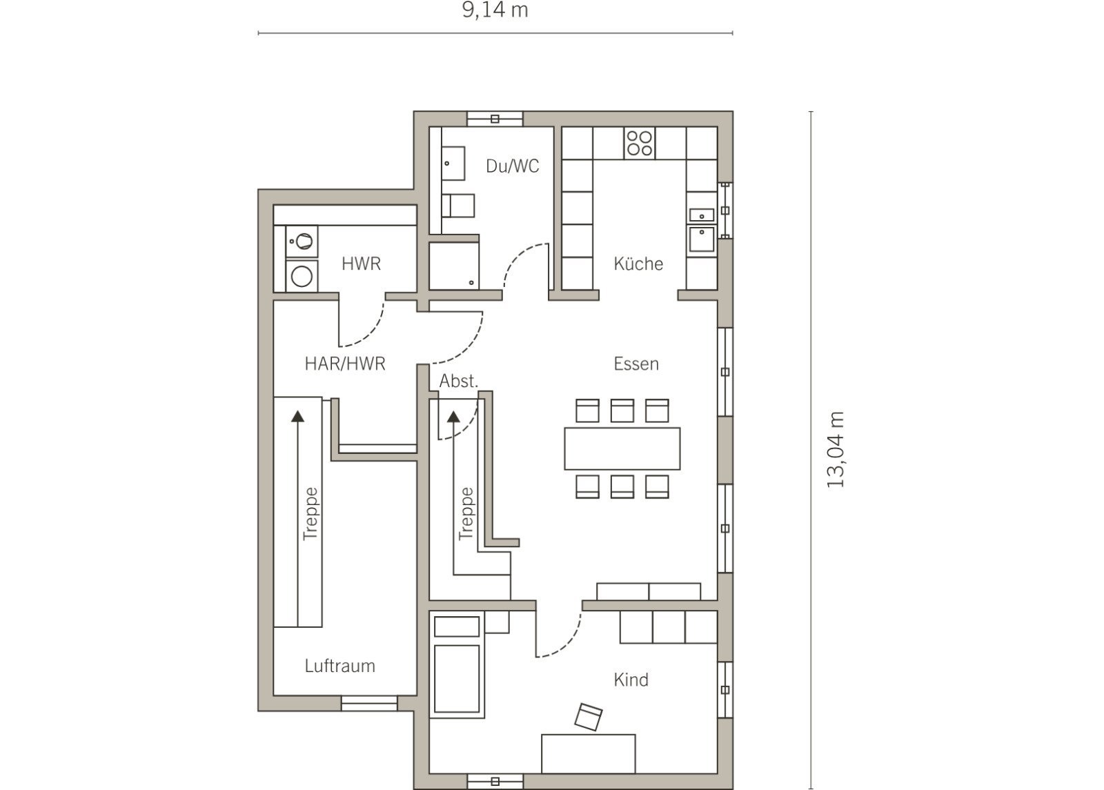Grundriss Obergeschoss 1 Grundriss Obergeschoss 1