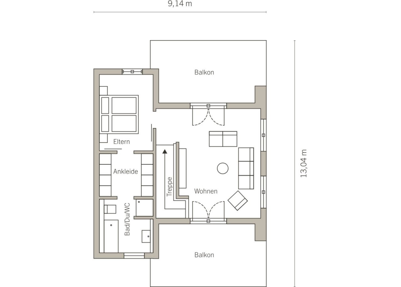Grundriss Obergeschoss 2 Grundriss Obergeschoss 2