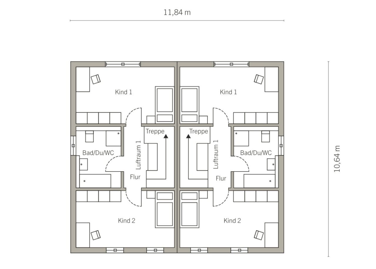 Grundriss Obergeschoss Grundriss Obergeschoss