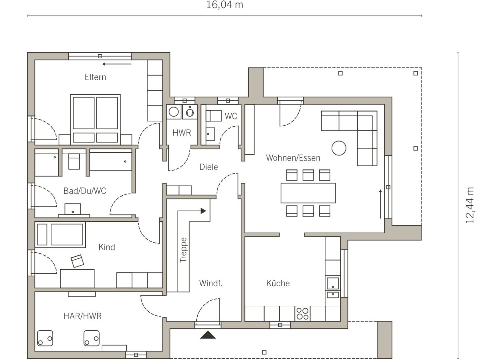 Grundriss Erdgeschoss