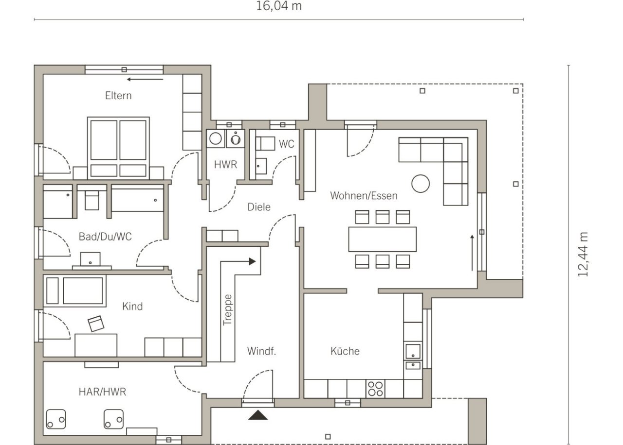 Grundriss Erdgeschoss