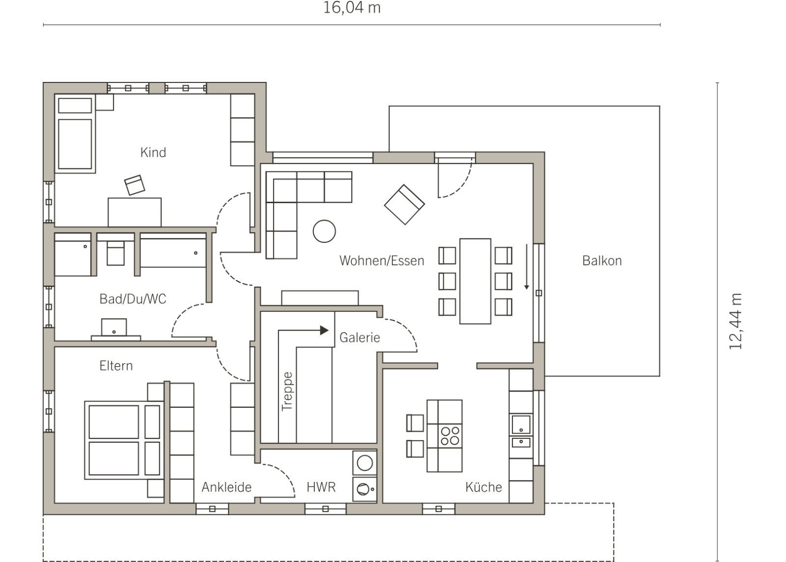 Grundriss Dachgeschoss