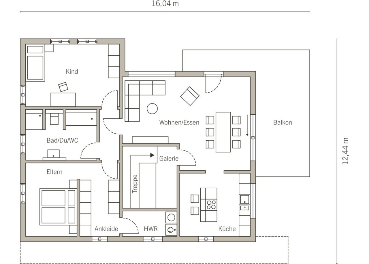 Grundriss Dachgeschoss