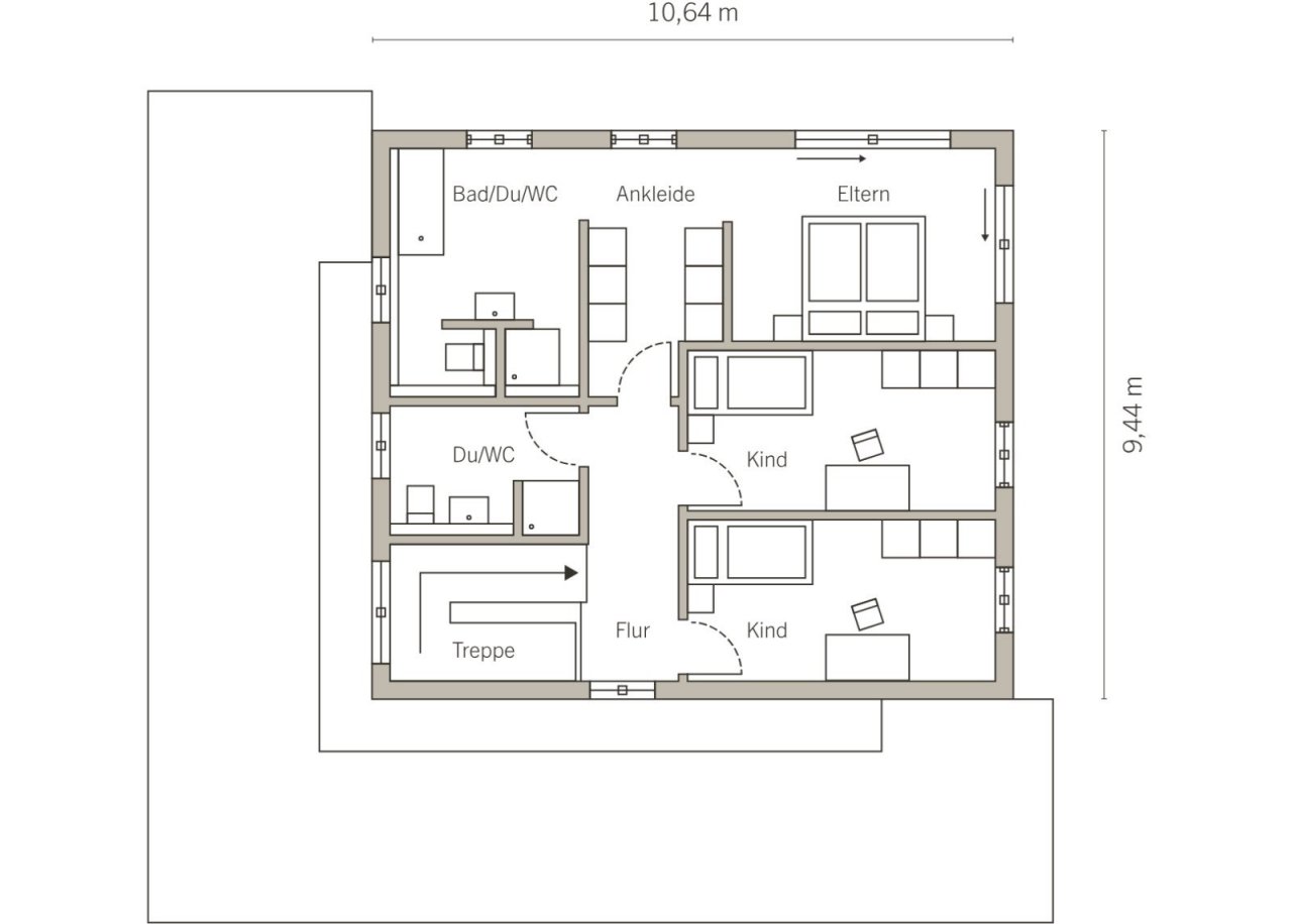 Grundriss Dachgeschoss