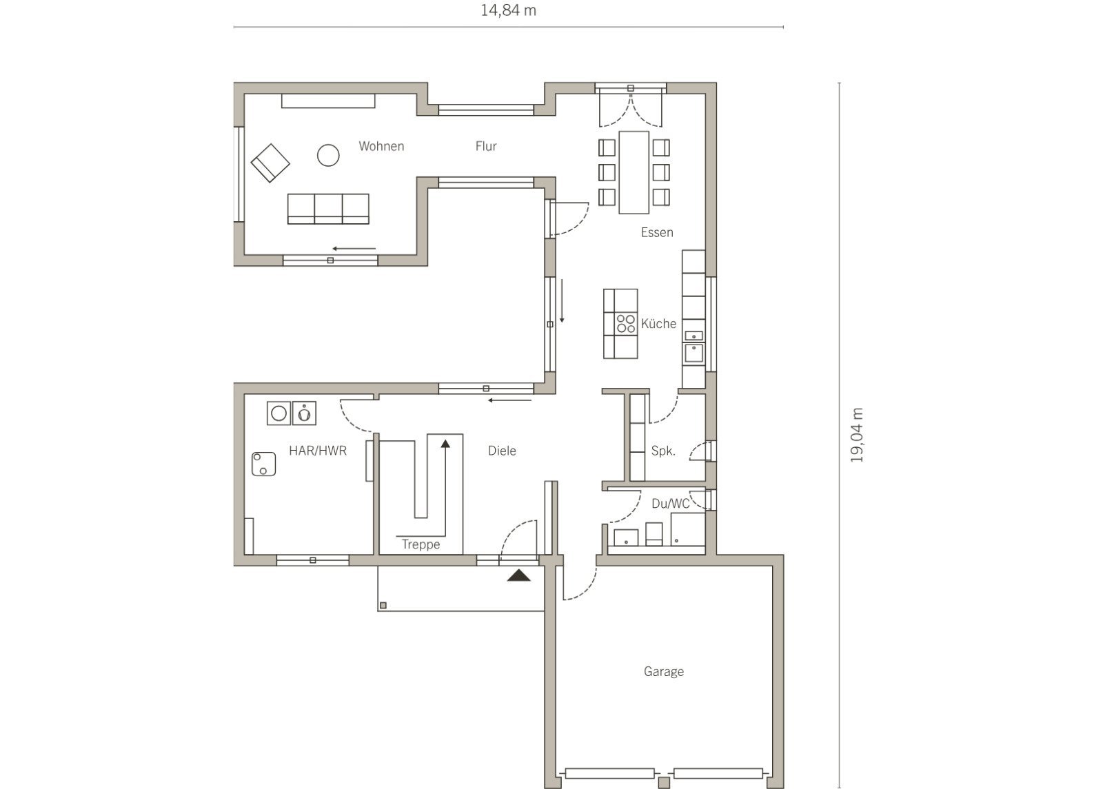 Grundriss Erdgeschoss Grundriss Erdgeschoss