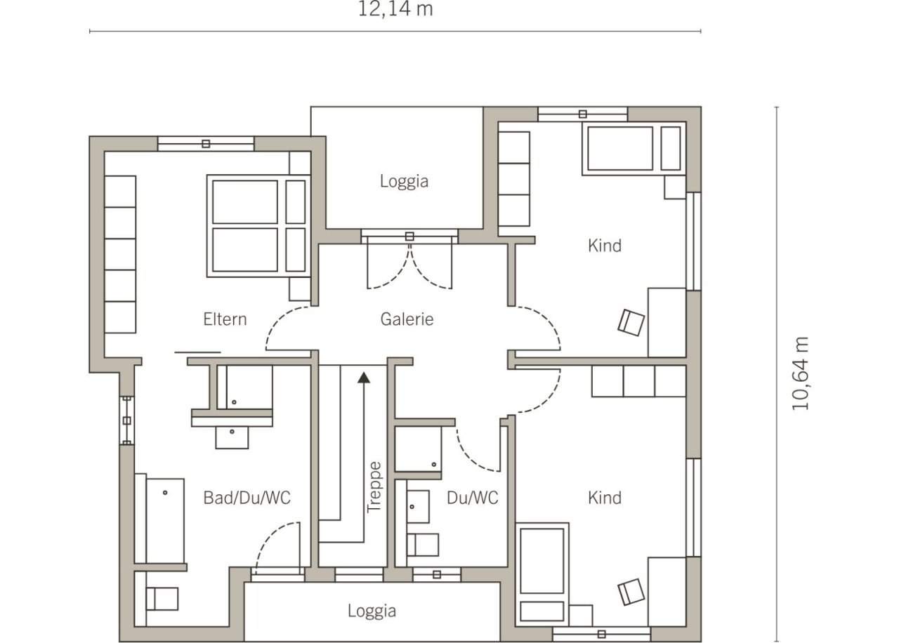 Grundriss Dachgeschoss