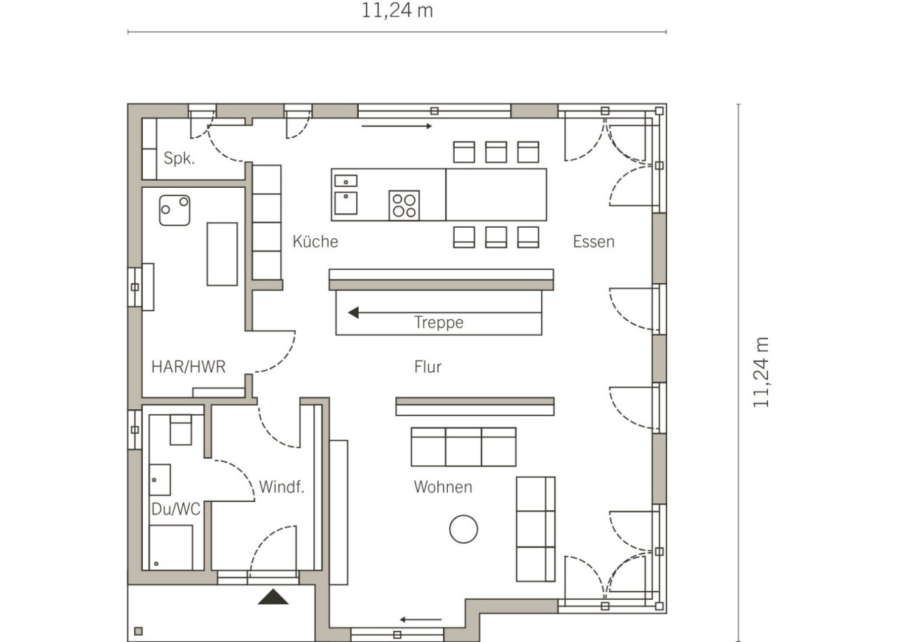 Grundriss Erdgeschoss Grundriss Erdgeschoss