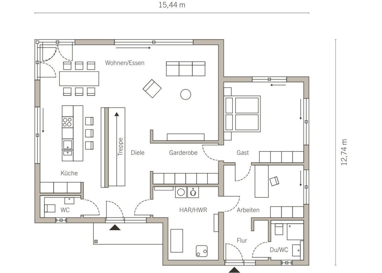 Grundriss Erdgeschoss