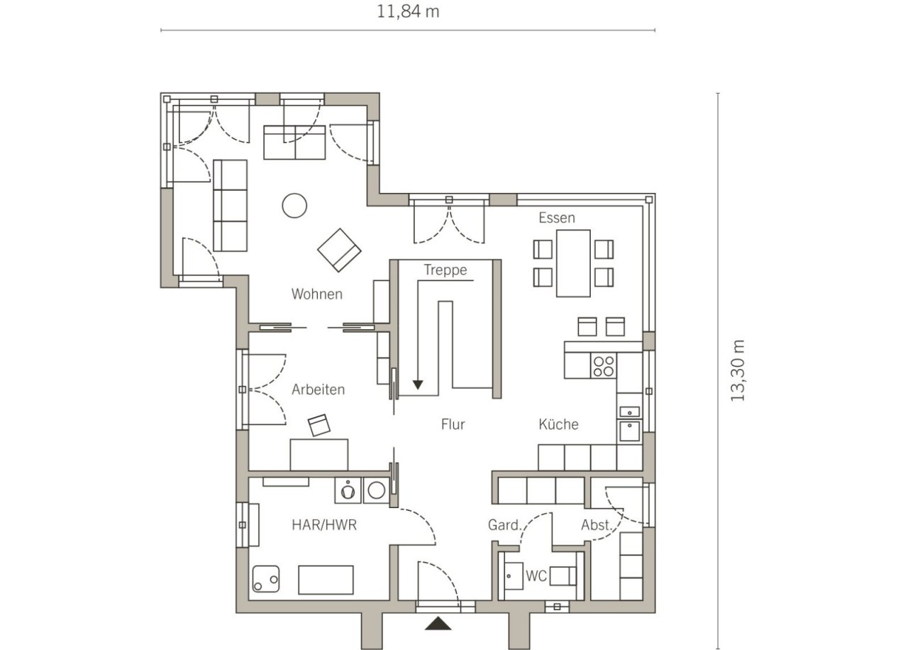 Grundriss Erdgeschoss Grundriss Erdgeschoss