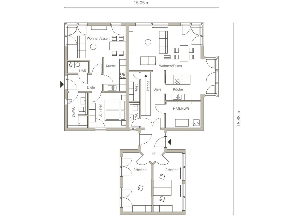 Grundriss Erdgeschoss