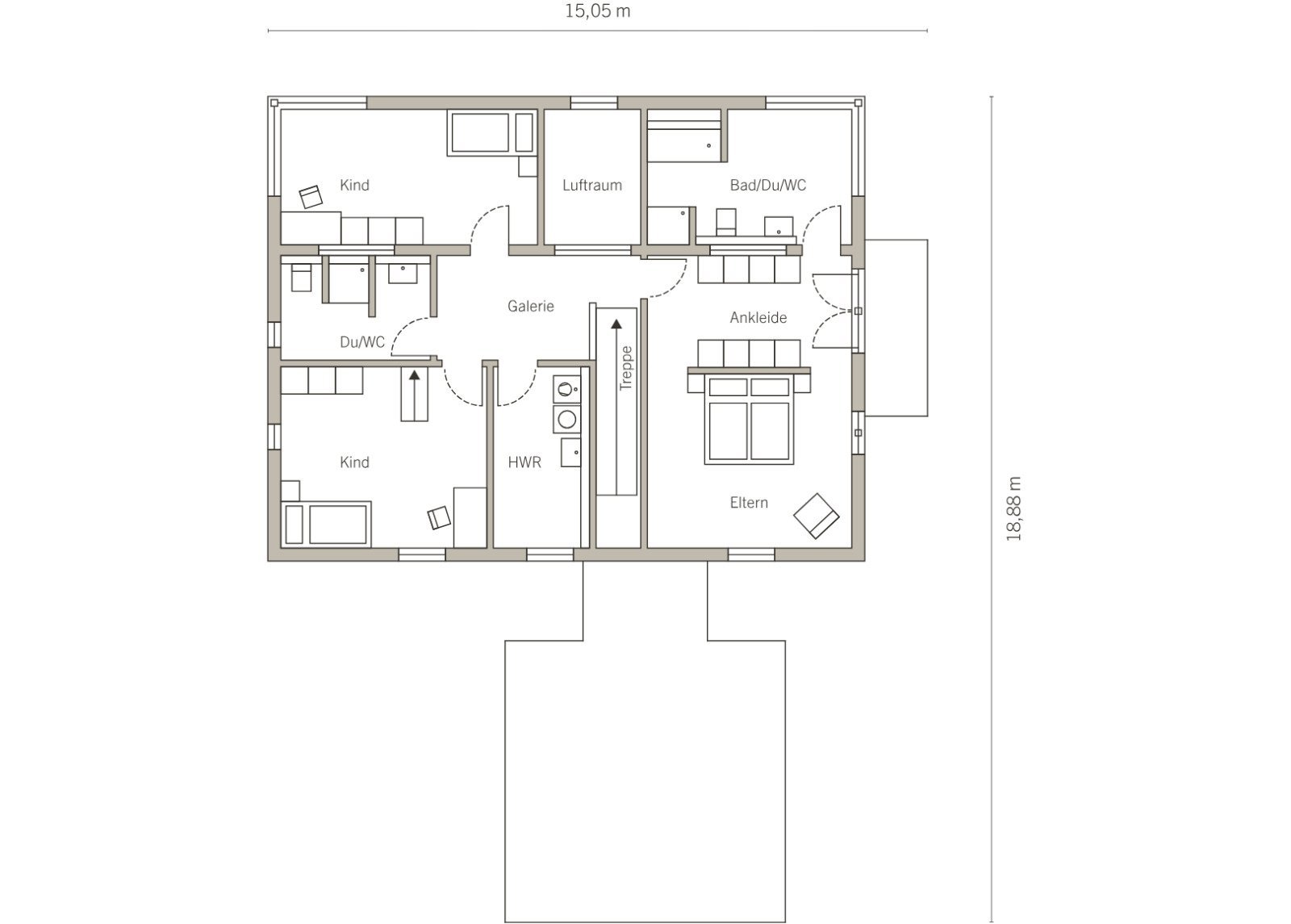 Grundriss Dachgeschoss