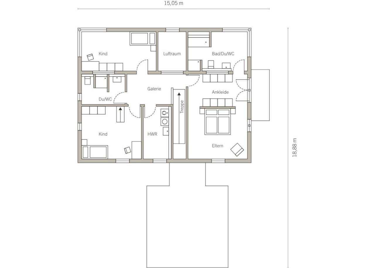 Grundriss Dachgeschoss