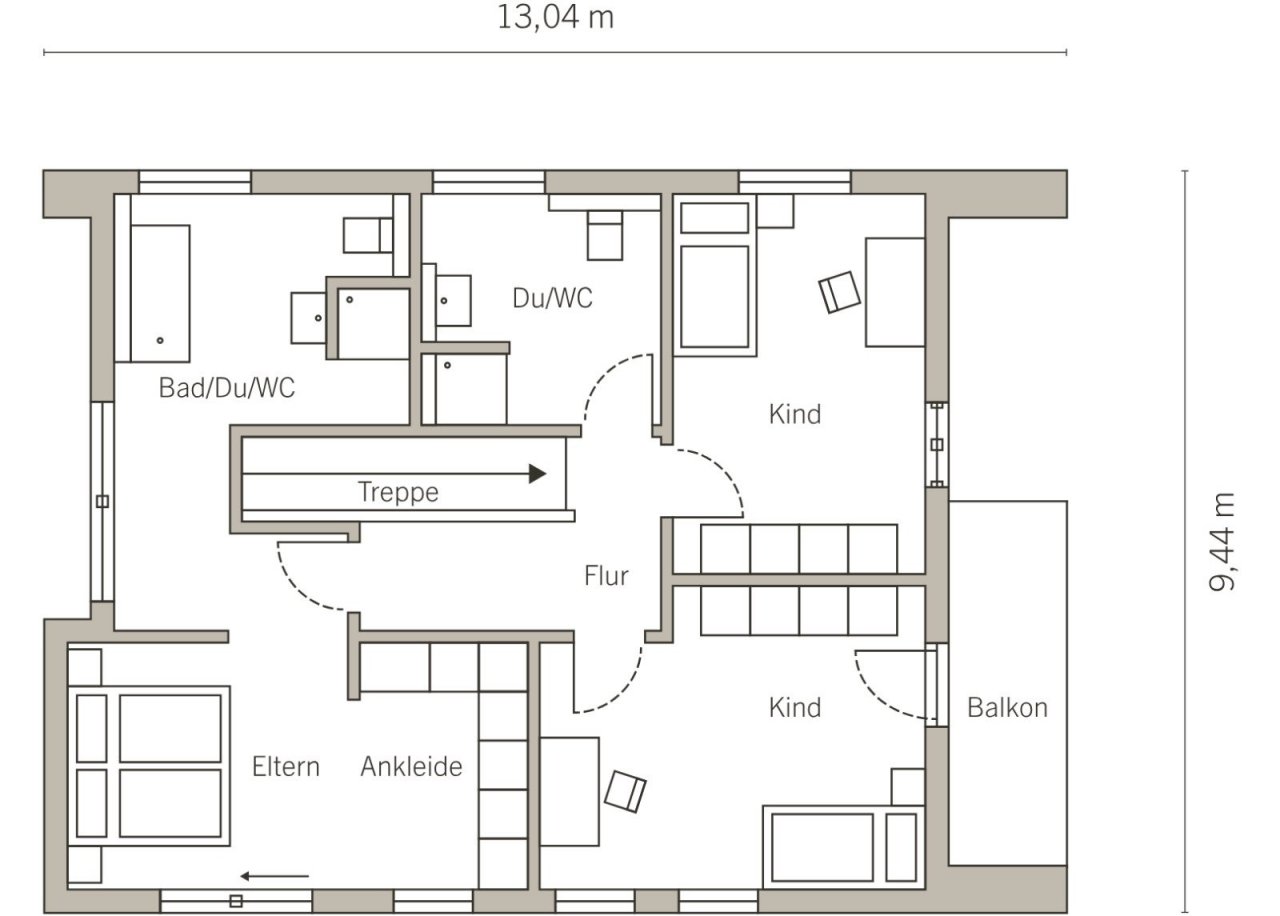 Grundriss Dachgeschoss