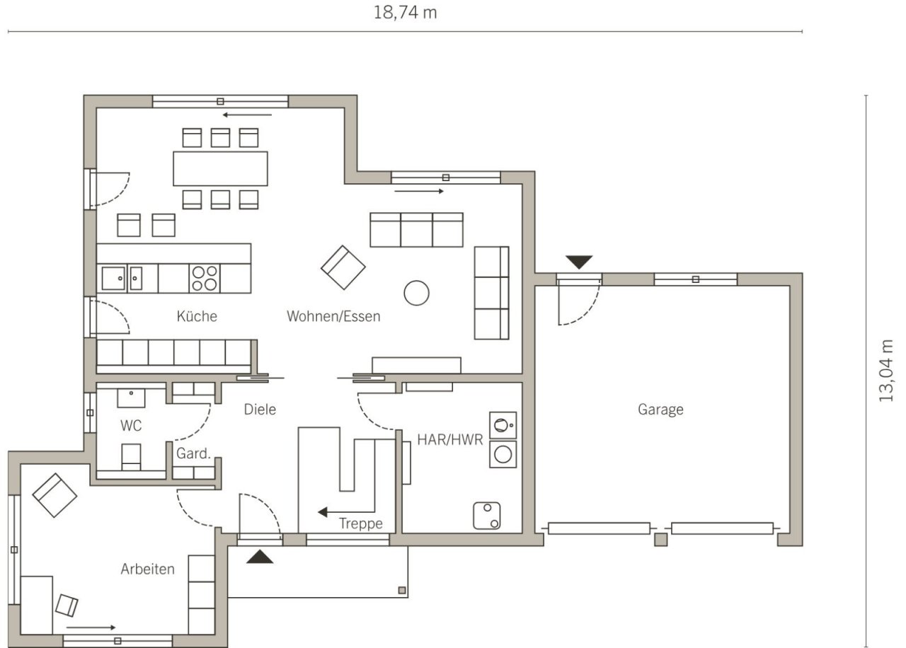 Grundriss Erdgeschoss Grundriss Erdgeschoss